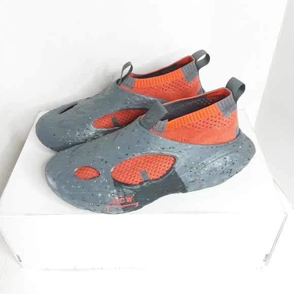 Converse A-Cold-Wall x Sponge Crater CX 'Dark Grey Tangerine Tango' A02613C NWOB - Picture 6 of 14